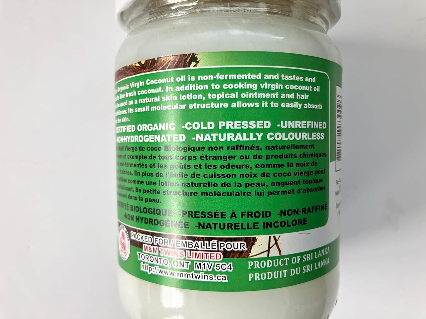 Organic Virgin Coconut Oil 2 Pack