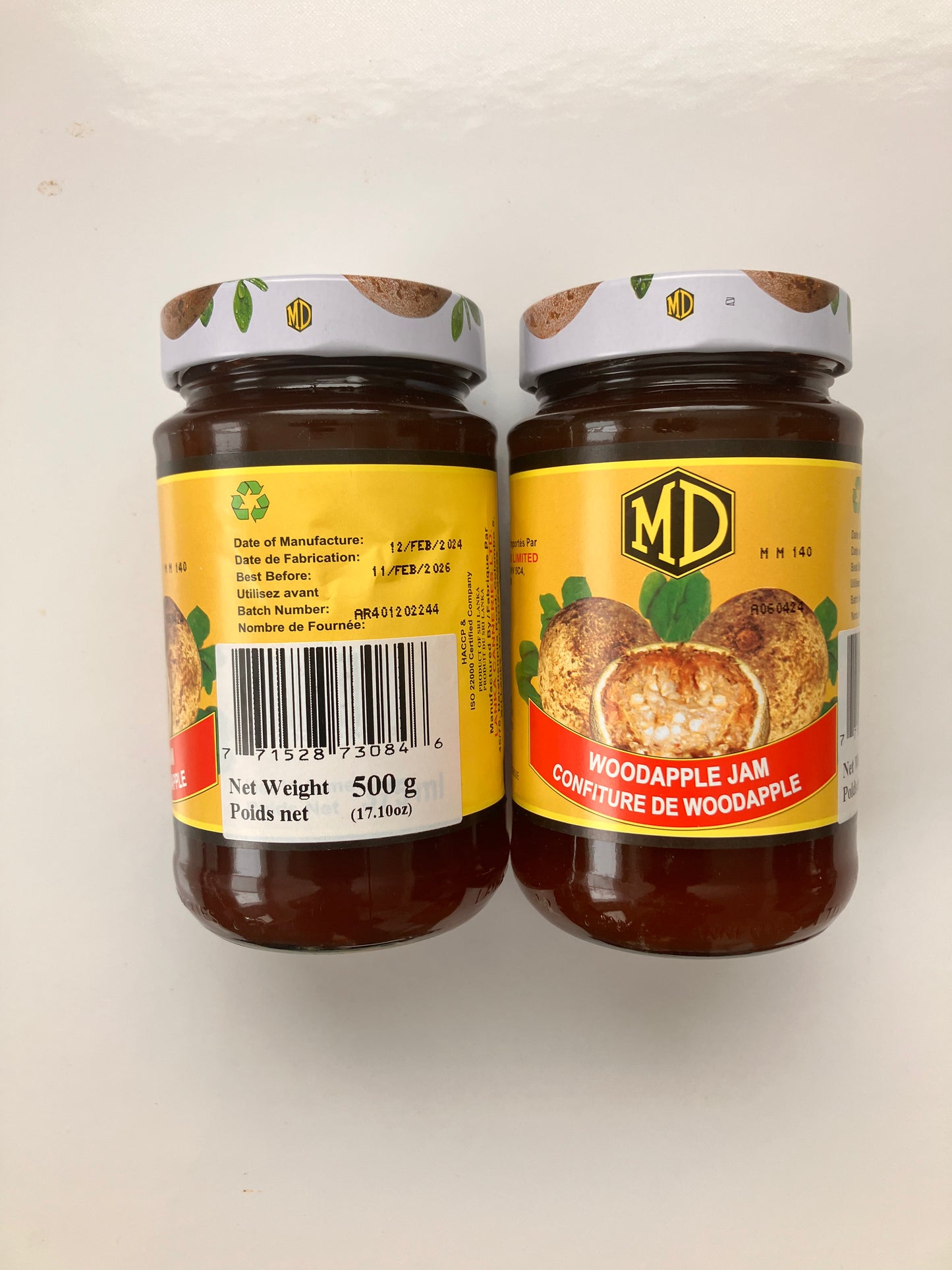 MD Woodapple Jam – Authentic Sri Lankan Fruit Spread | 500g 2-Pack