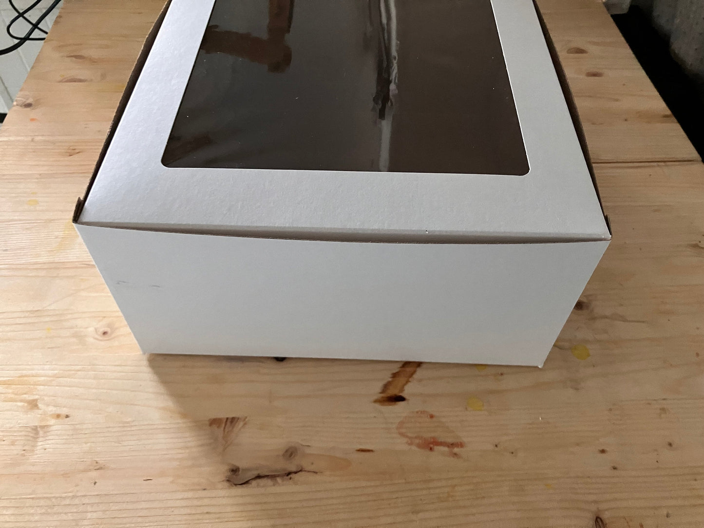 10-inch Window Cake Box 10x10x5 inch PVC Window For Gifting Cakes, Bake Goods Pastries Pack of 3 shipped from Canada