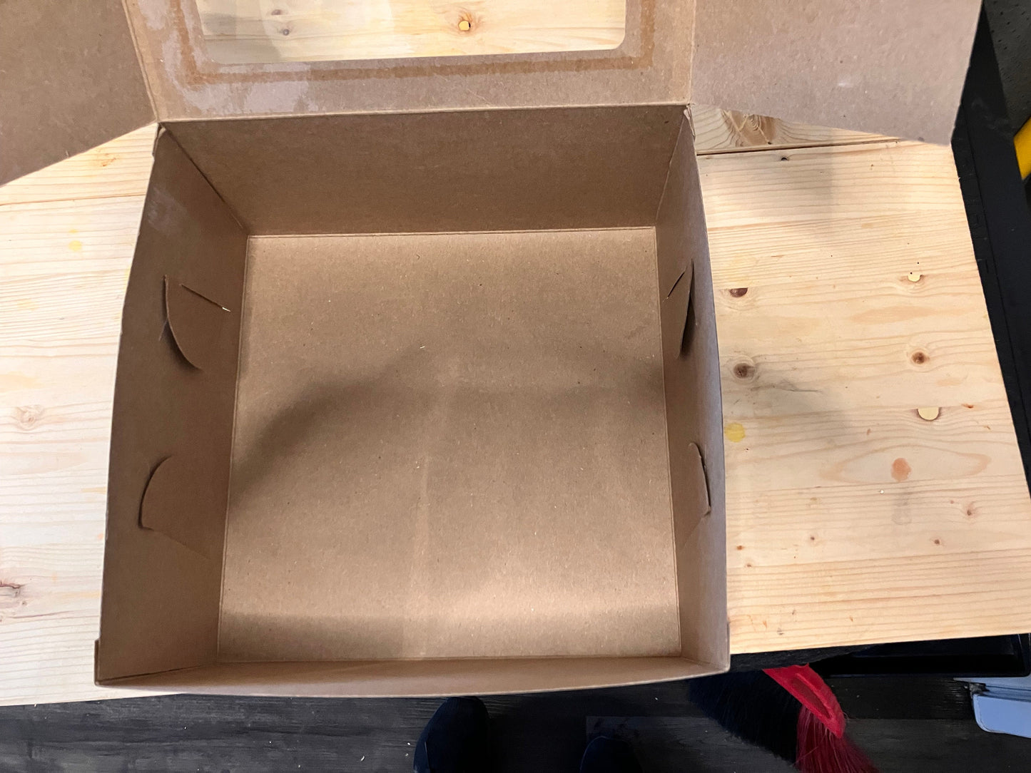 10-inch Window Cake Box 10x10x5 inch PVC Window For Gifting Cakes, Bake Goods Pastries Pack of 3 shipped from Canada