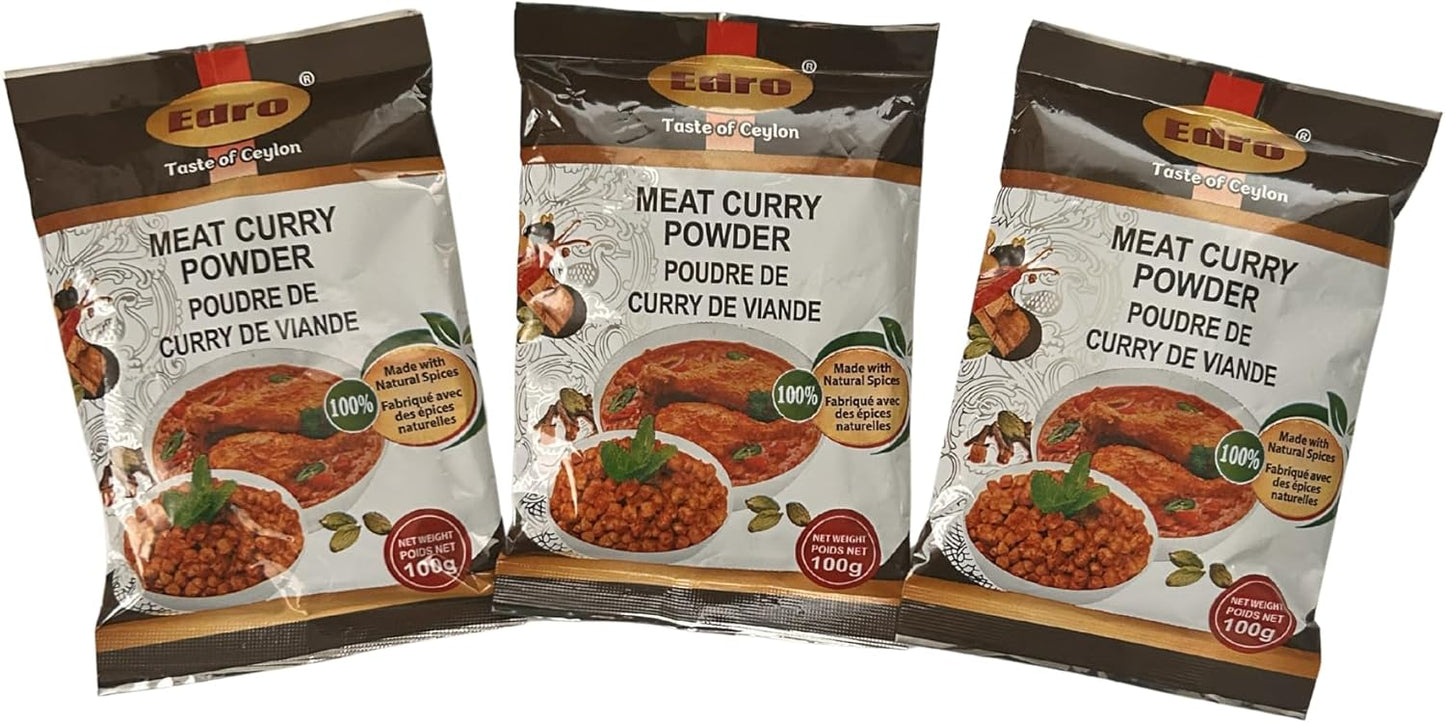 Sri Lankan Meat Curry Powder 100g (3-Pack) Taste of Ceylon