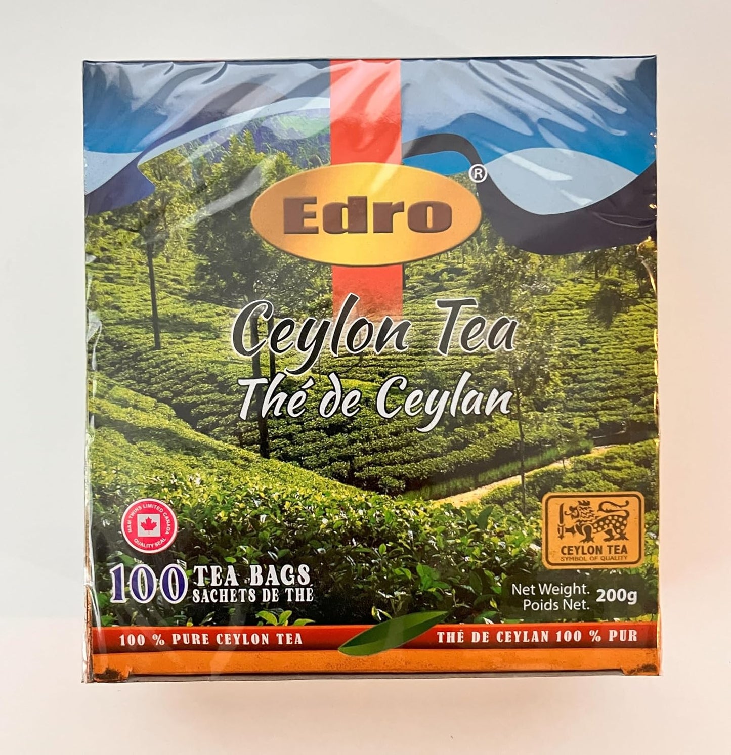 Ceylon Tea Bags, 100 X 2 Bags (2 Pack)