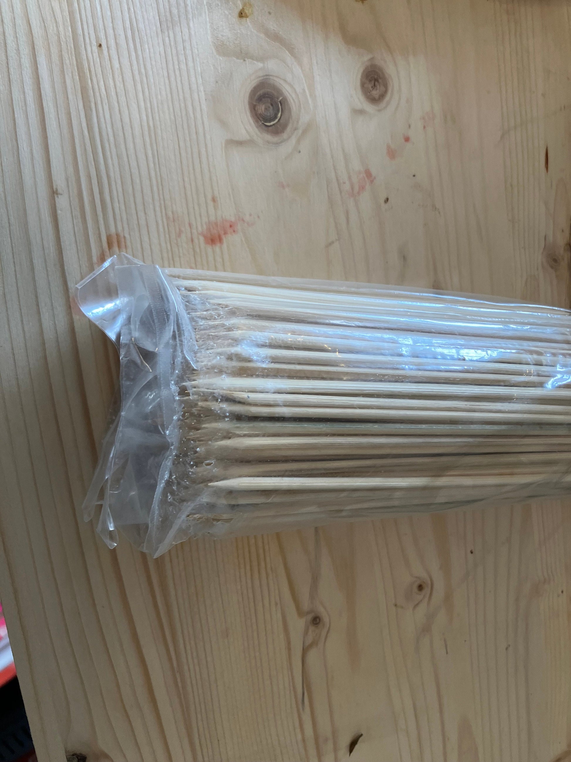 12-Inch Bamboo Skewers - Pack of 200 - Skewers for Grilling Kabobs presenting Fruit Candy